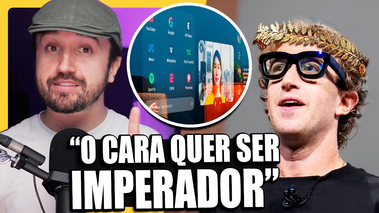 O NOVO ÓCULOS DA META e a NOVA MANIA DO ZUCKERBERG