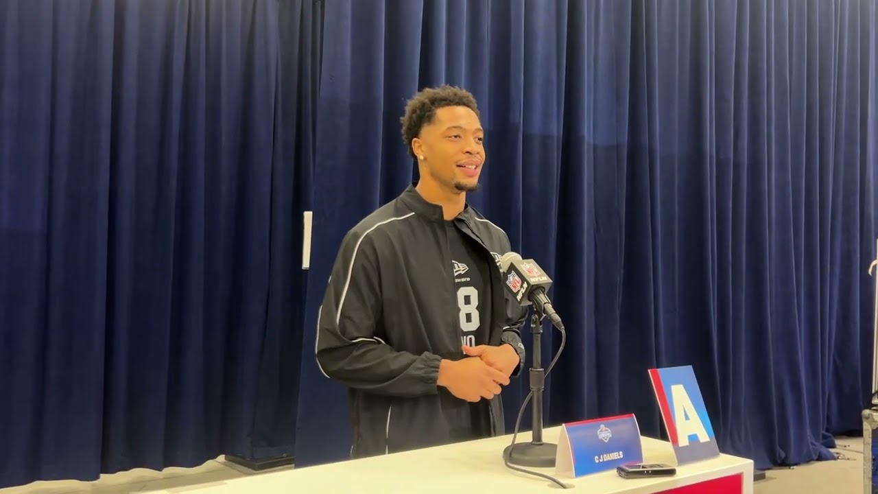 WR C.J Daniels at the 2026 NFL Scouting Combine