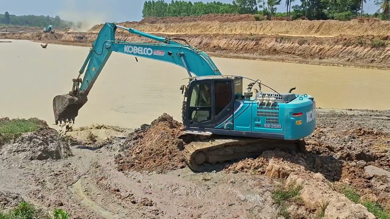 เร็วจัดปลัดบอก kobelco sk200-10 ชมไปบ่นไป excavator