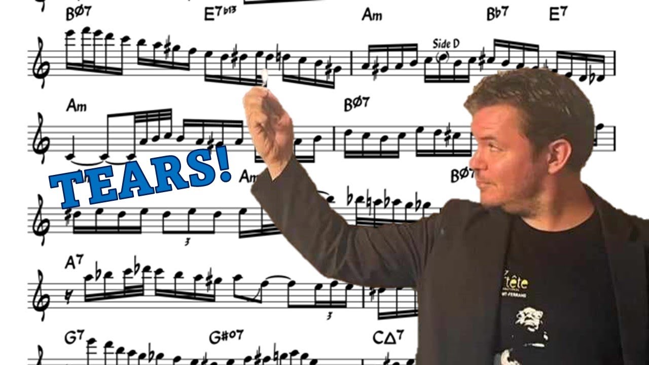 Baptiste Herbin on Tears FULL SOLO - Eb Transcription