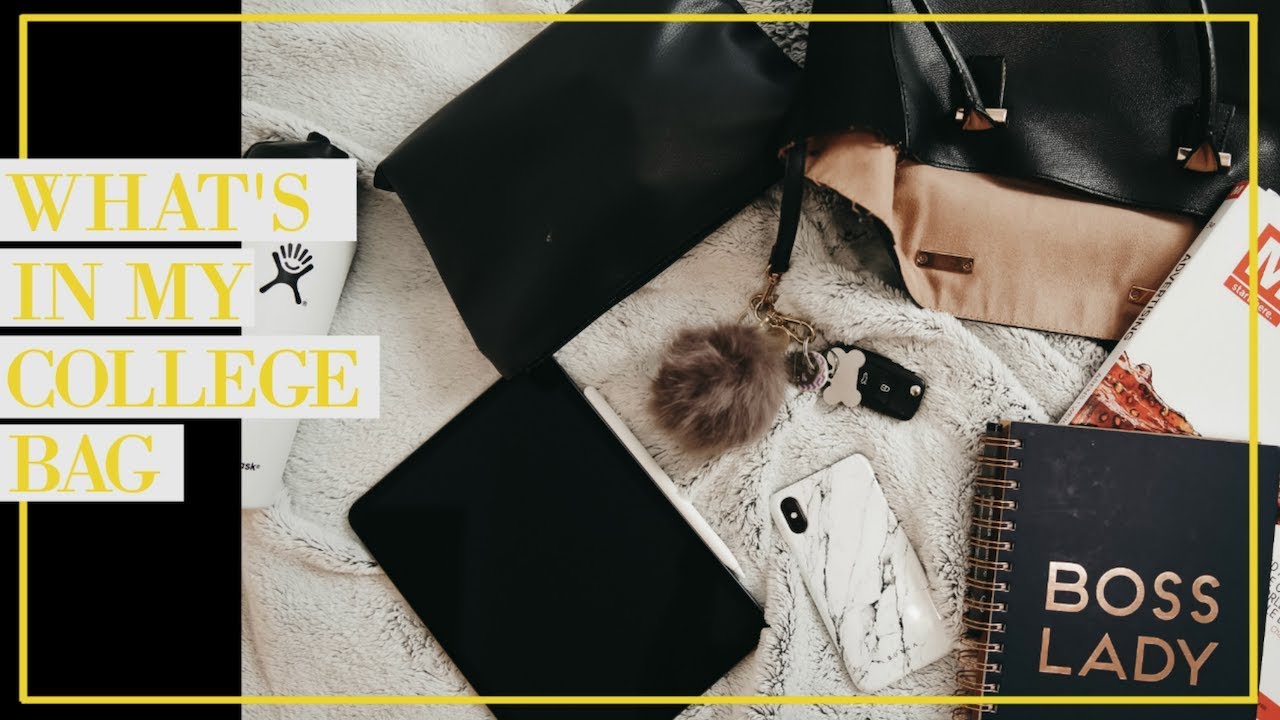 WHAT'S IN MY COLLEGE BAG 2019