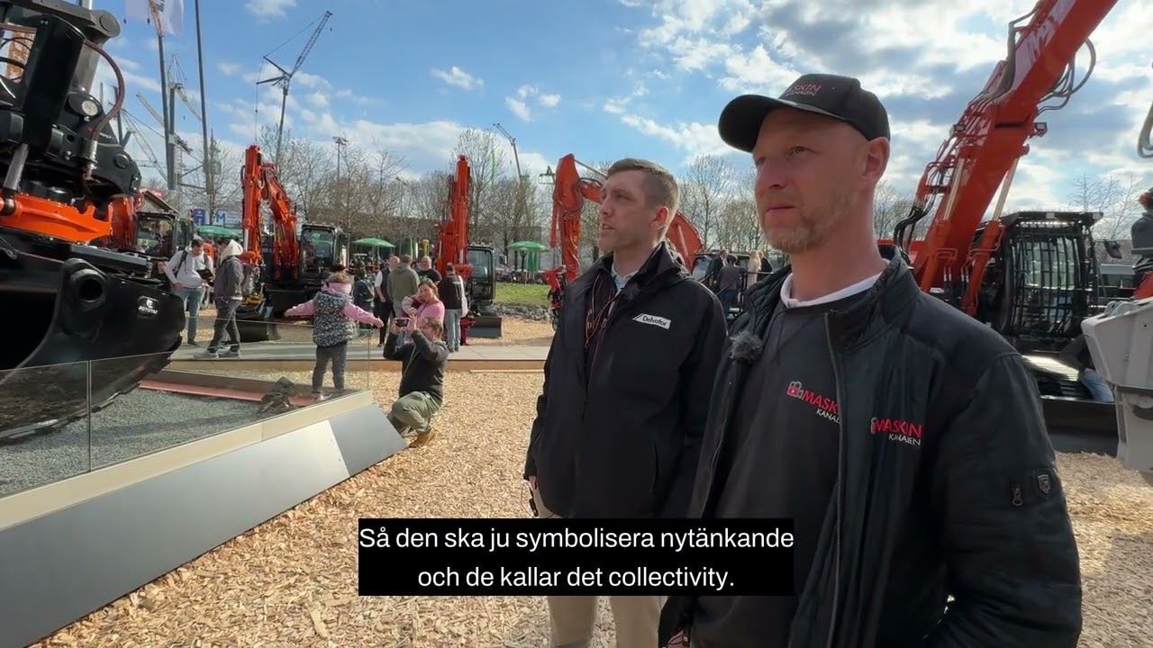 En rundtur i Hitachis monter på Bauma 2025 – med Delvators Magnus Hansson