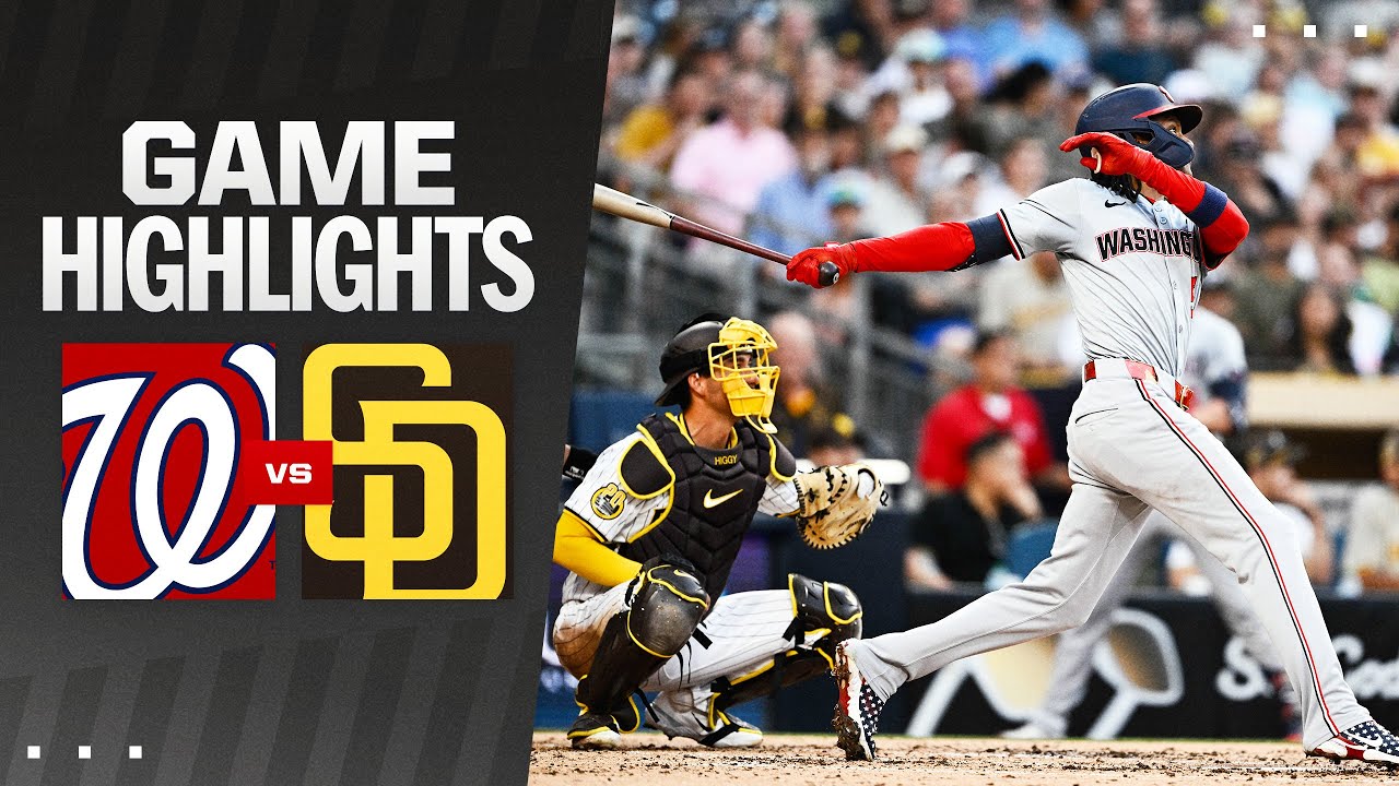 Nationals vs. Padres Game Highlights (6/24/24) | MLB Highlights