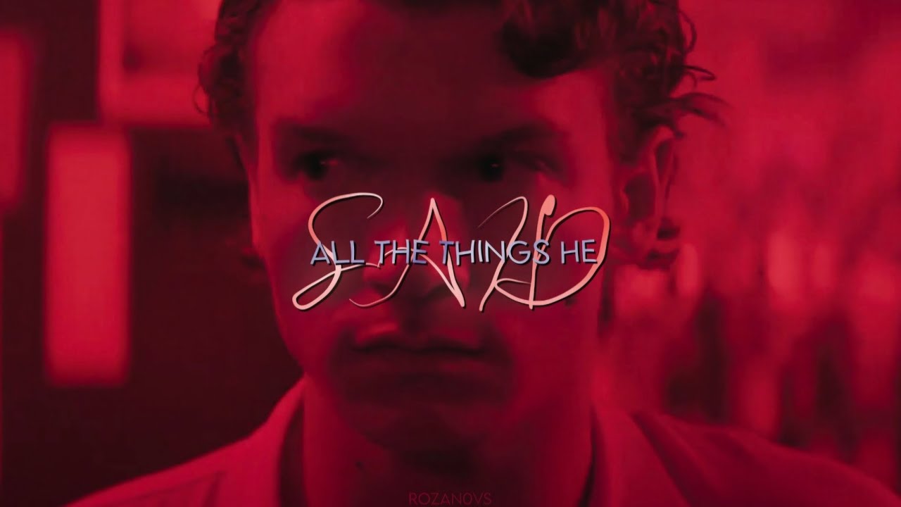 Ilya Rozanov and Shane Hollander x All The Things She Said