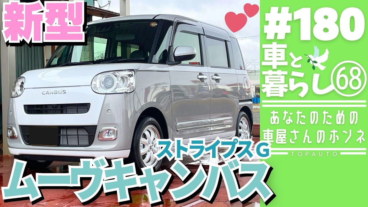#180 ダイハツ･新型ムーヴキャンバス！ストライプスGご紹介！
