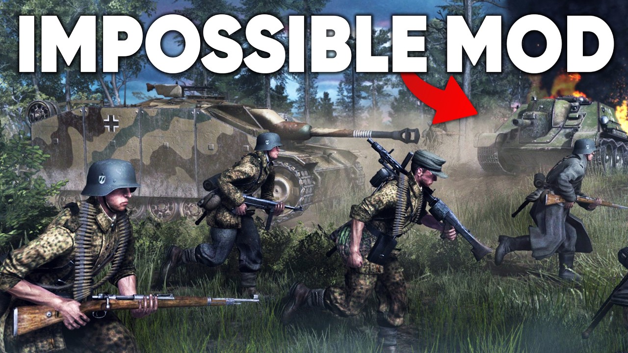 Is this WW2 RTS MOD IMPOSSIBLE? | Gates of Hell Conquest Enhanced Mod