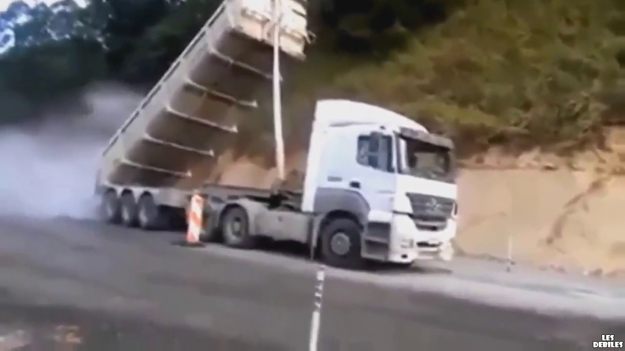 Le gros fail d'un camion benne