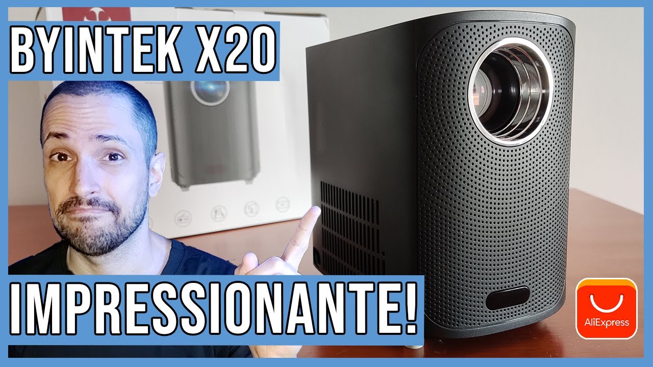 Projetor Byintek X20: sistema Android qualidade de imagem IMPRESSIONANTE em aparelho custo-benefício