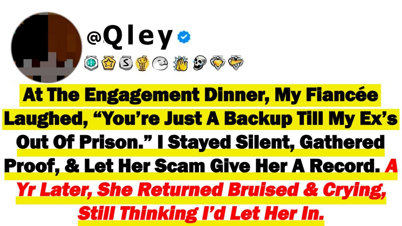 На ужине по случаю помолвки моя невеста смеялась: «Ты всего лишь запасной вариант, пока мой бывши...