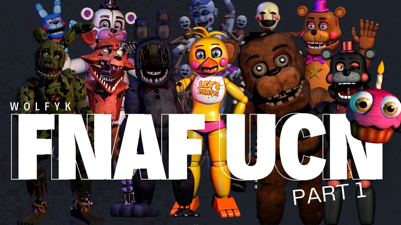 FNAF Ultimate Custom Nights Part 1 - My First Gameplay ever