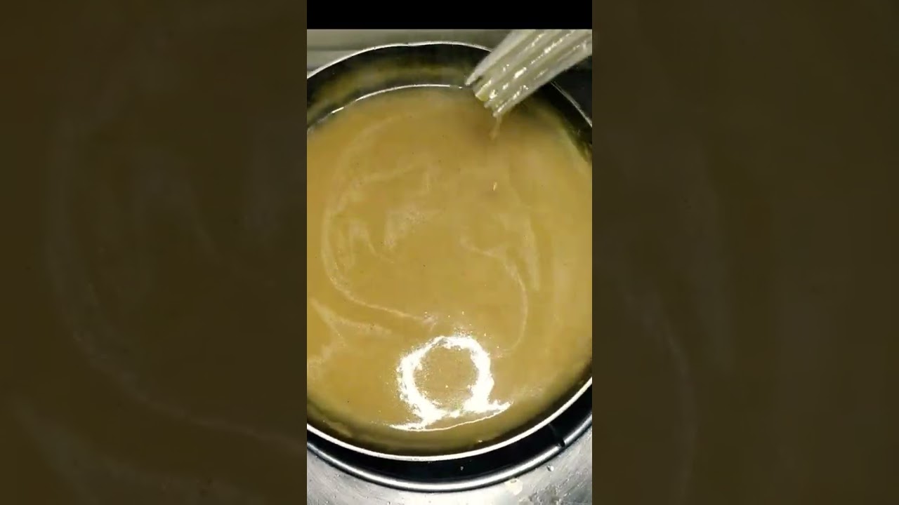 Homemade gravy.