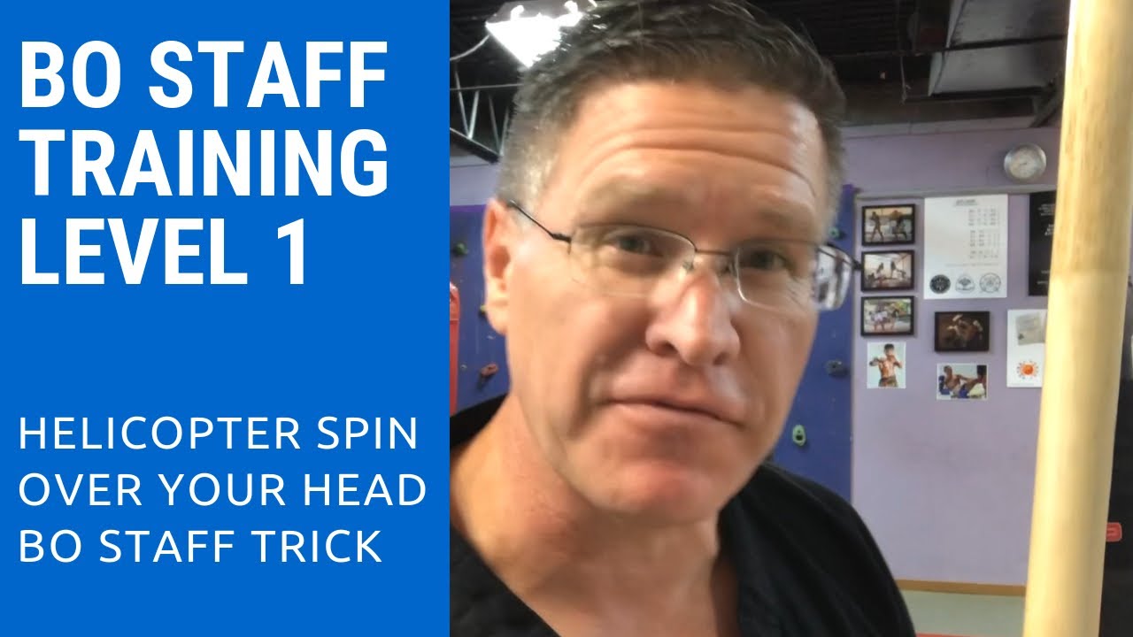 How To Use A Japanese Bo Staff For Beginners - Overhead and Behind the back spins