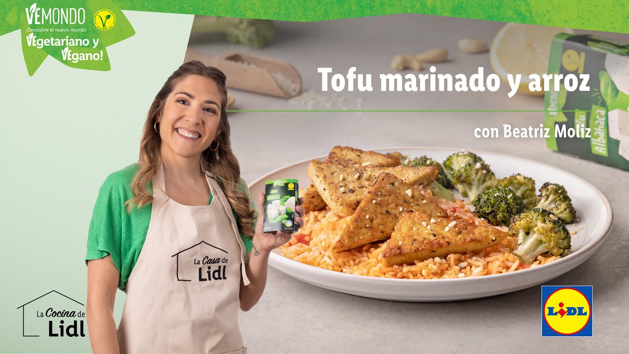 Tofu marinado y arroz 🍚 | Recetas Veganas | Lidl España