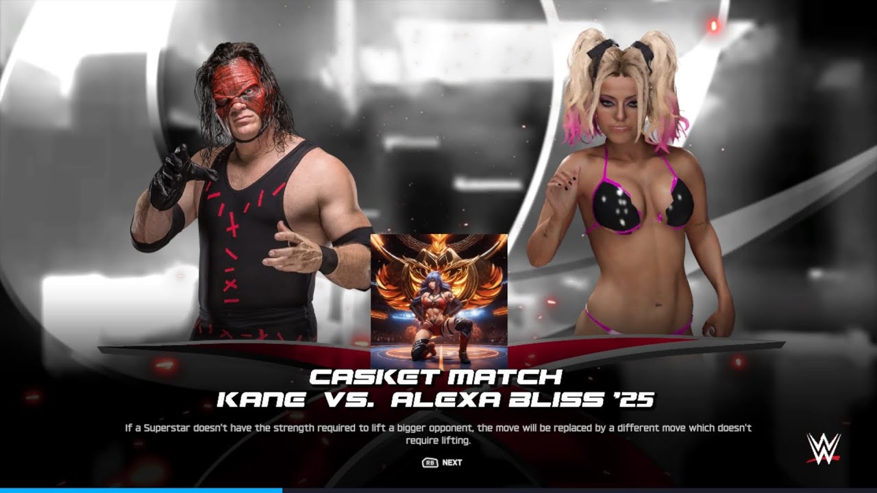 #wwe2k25 | Intergender casket match | Kane vs Alexa Bliss | Request