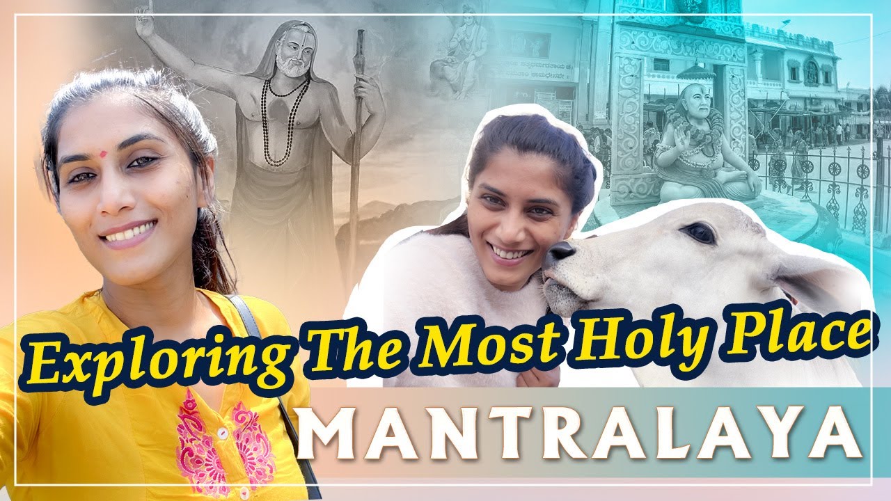 Exploring The Most Powerful Holy Place | Mantralayam Vlog | Kannada Travel Vlogs | Chandana Gowda