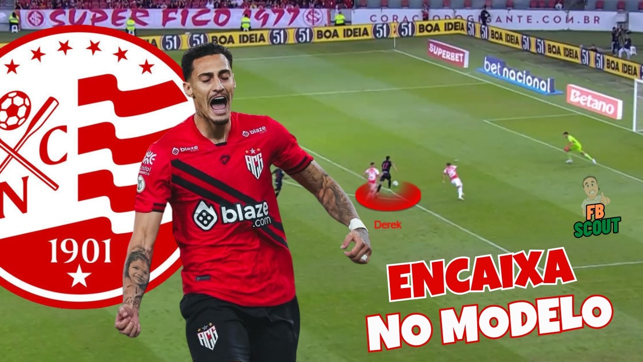 COMO JOGA DEREK, NOVO ATACANTE DO N&Aacute;UTICO