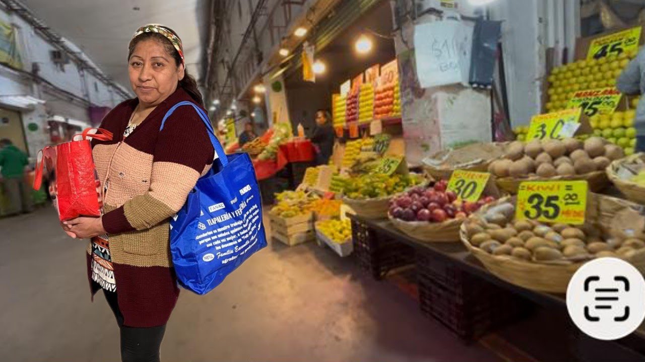 🌿COMPRAS EN EL MERCADO DE LA CENTRAL DE ABASTOS🛒y enfrijoladas caceras para la cena