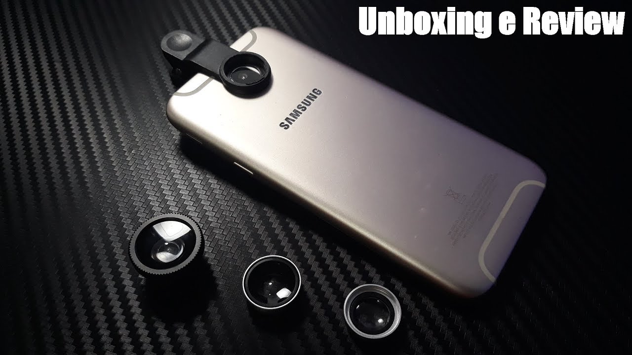 Lentes para Celular - Unboxing + testes (Macro, Wide e FishEye)