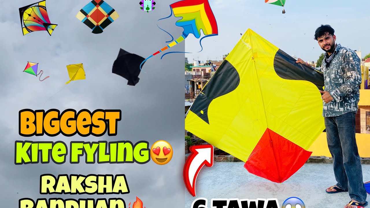Biggest Kite Flying On Raksha Bandhan 2025😍- Kite Festival🔥