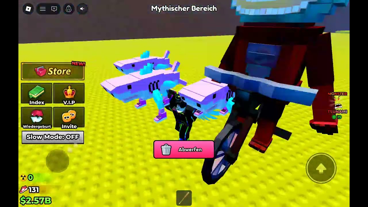 Erstes Youtube Video. Roblox Spiel (entkomme den Tsunamis)