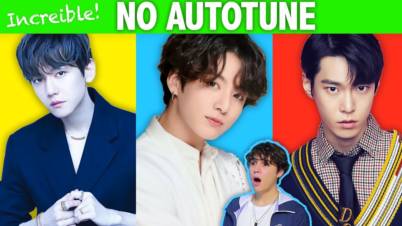 Idols KPOP que CANTAN INCREIBLE! No Necesitan AUTOTUNE Jungkook, NCT Doyoung, Baekhyun Ailee Vargott