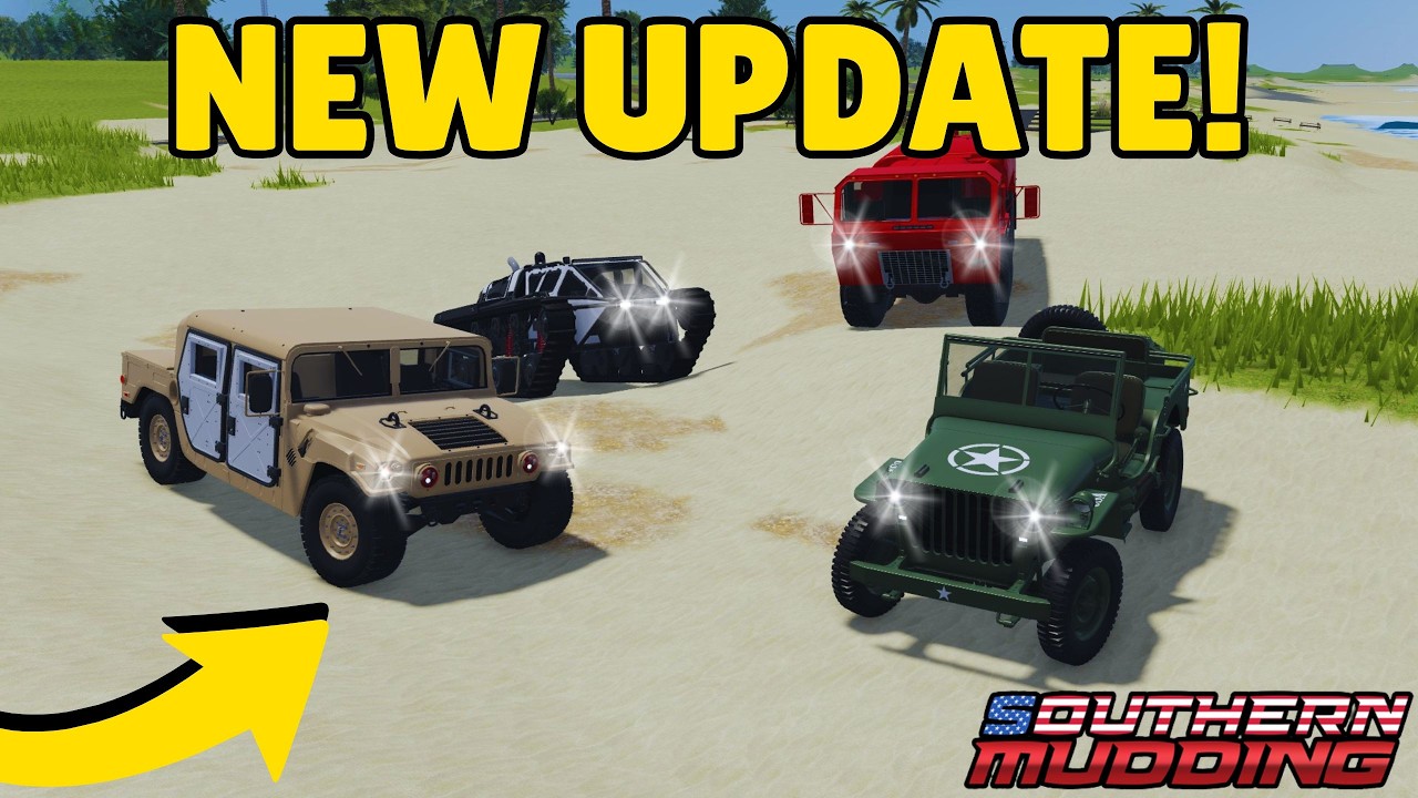 NEW Southern Mudding Military Update! Fuel Tanker & Tracked Tank