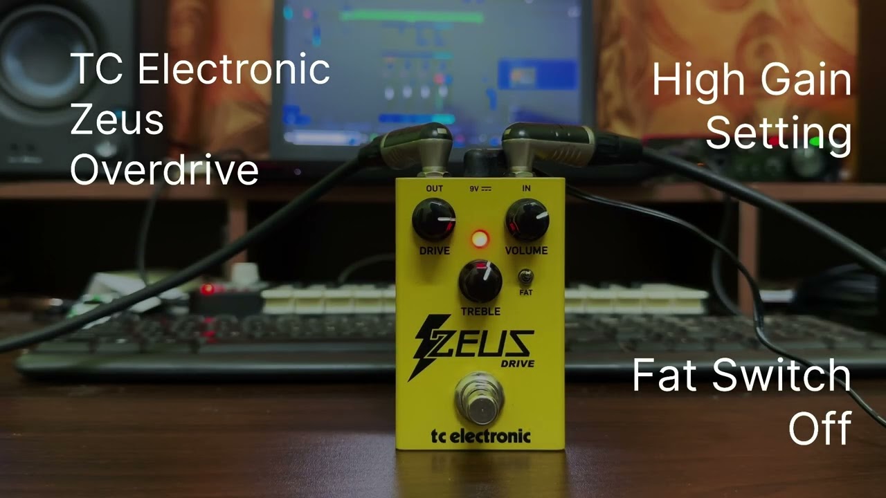 TC Electronic Zeus Overdrive Pedal Demo (No Talking)