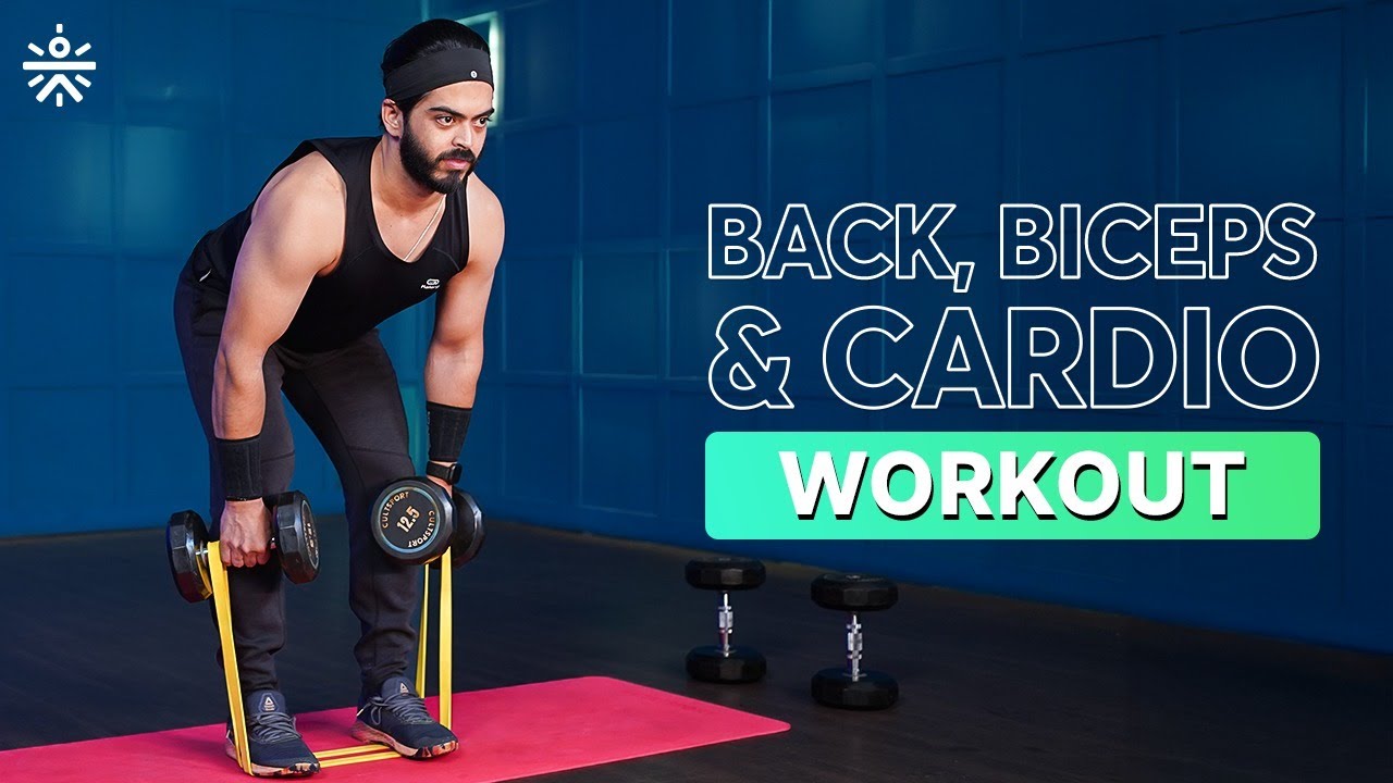 50-Min Back & Biceps Dumbbell Workout |Strength & Cardio Workout |Upper Body Workout@cult.official