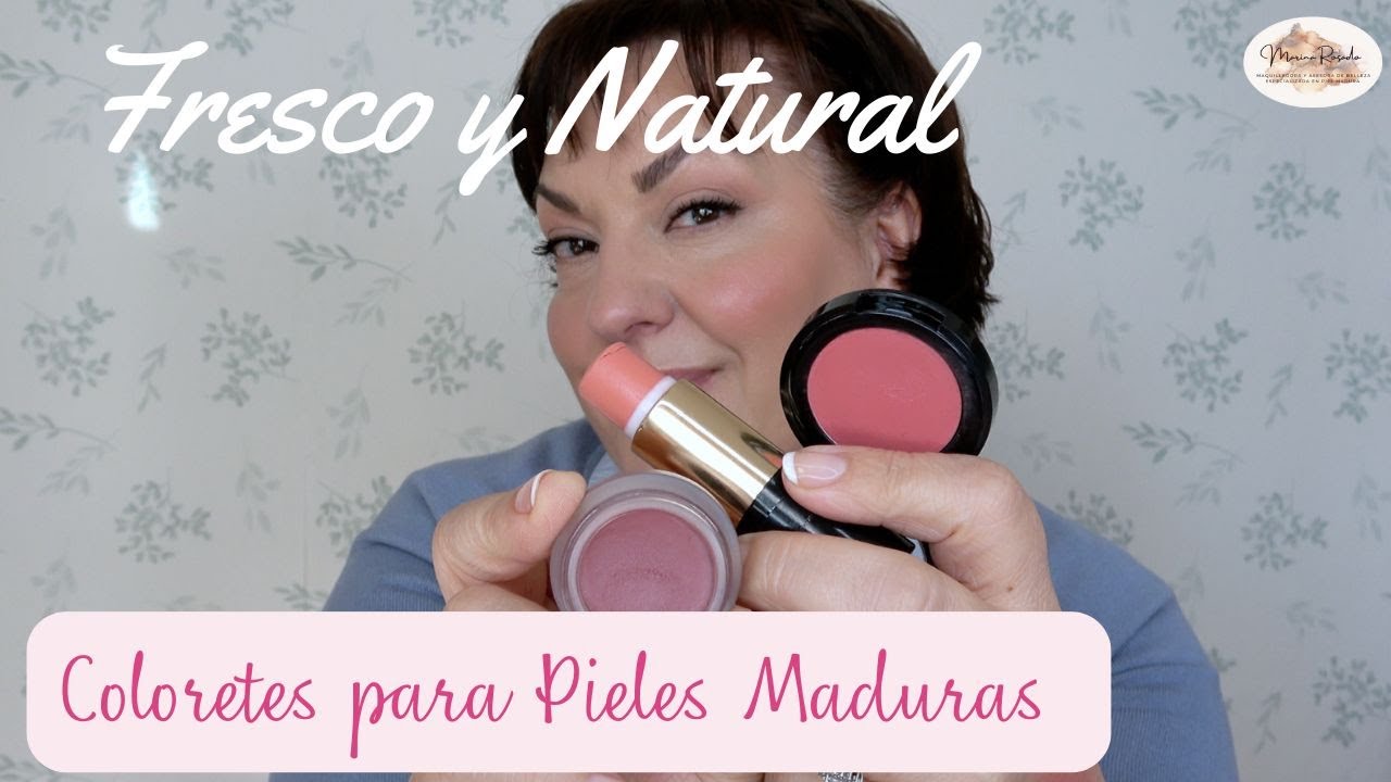 Aplica Coloretes en crema en Piel Madura para un efecto Lifting Natural