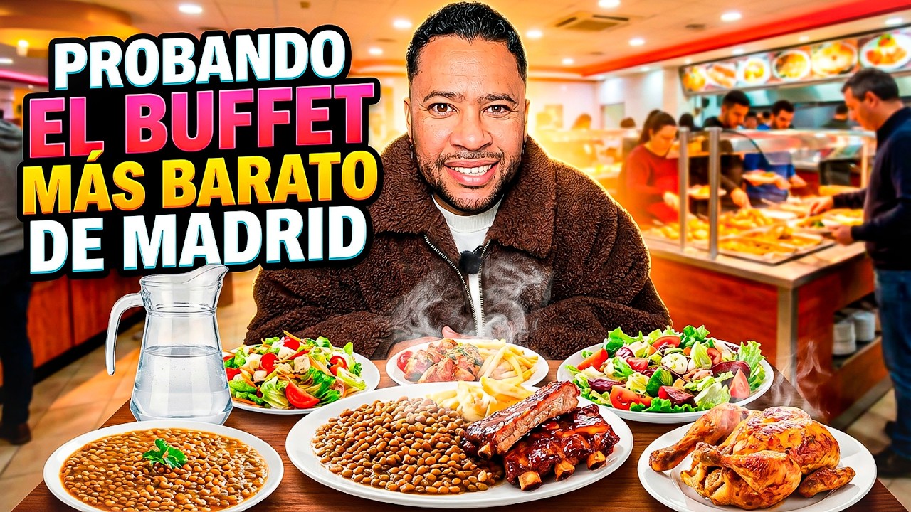 ¿El BUFET MÁS BARATO de Madrid por 13,95€… o una ESTAFA? 😱