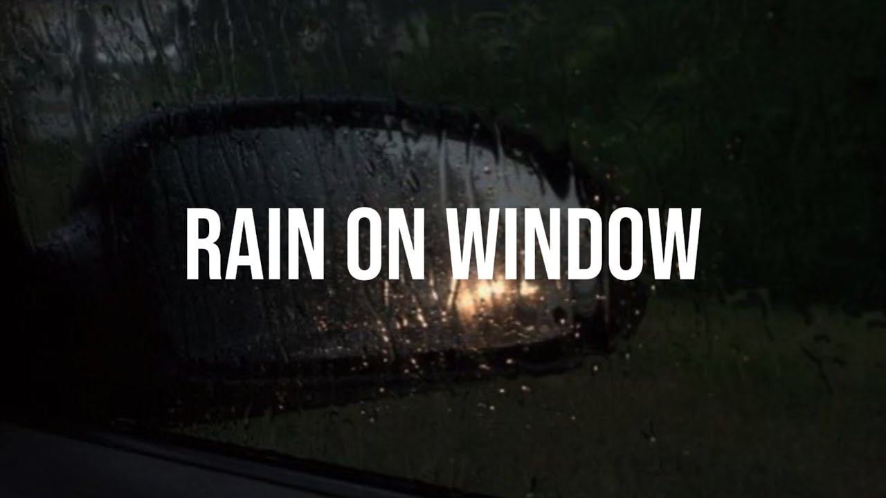 Rain on Window Sounds (1 Hour) | Cozy Reading & Focus Ambience