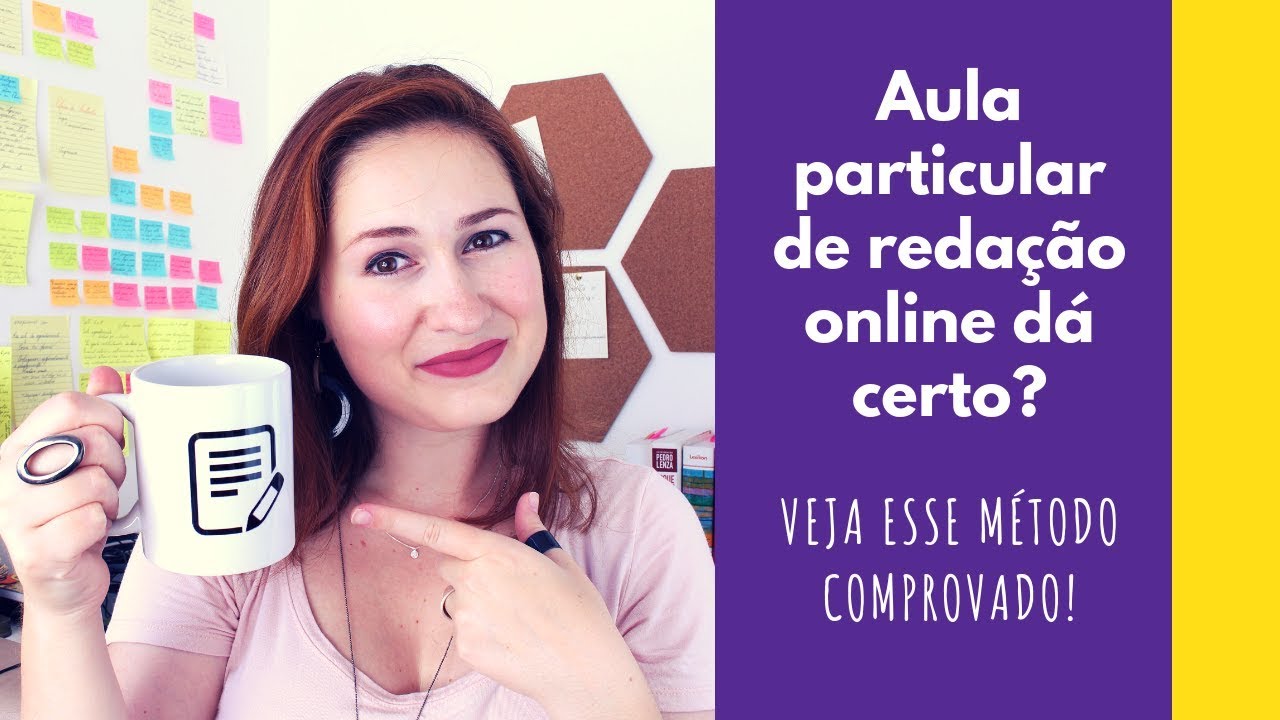 Aulas de Reda&ccedil;&atilde;o Online com Ana Pismel - M&eacute;todo garantido!
