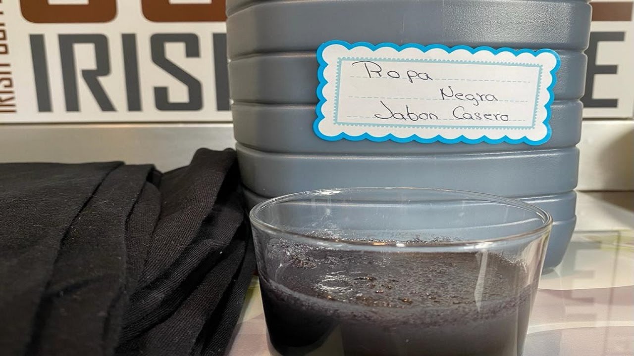 JABON CASERO PARA ROPA NEGRA !! VOLVERA COMO NUEVA TU ROPA MAS OSCURA!!