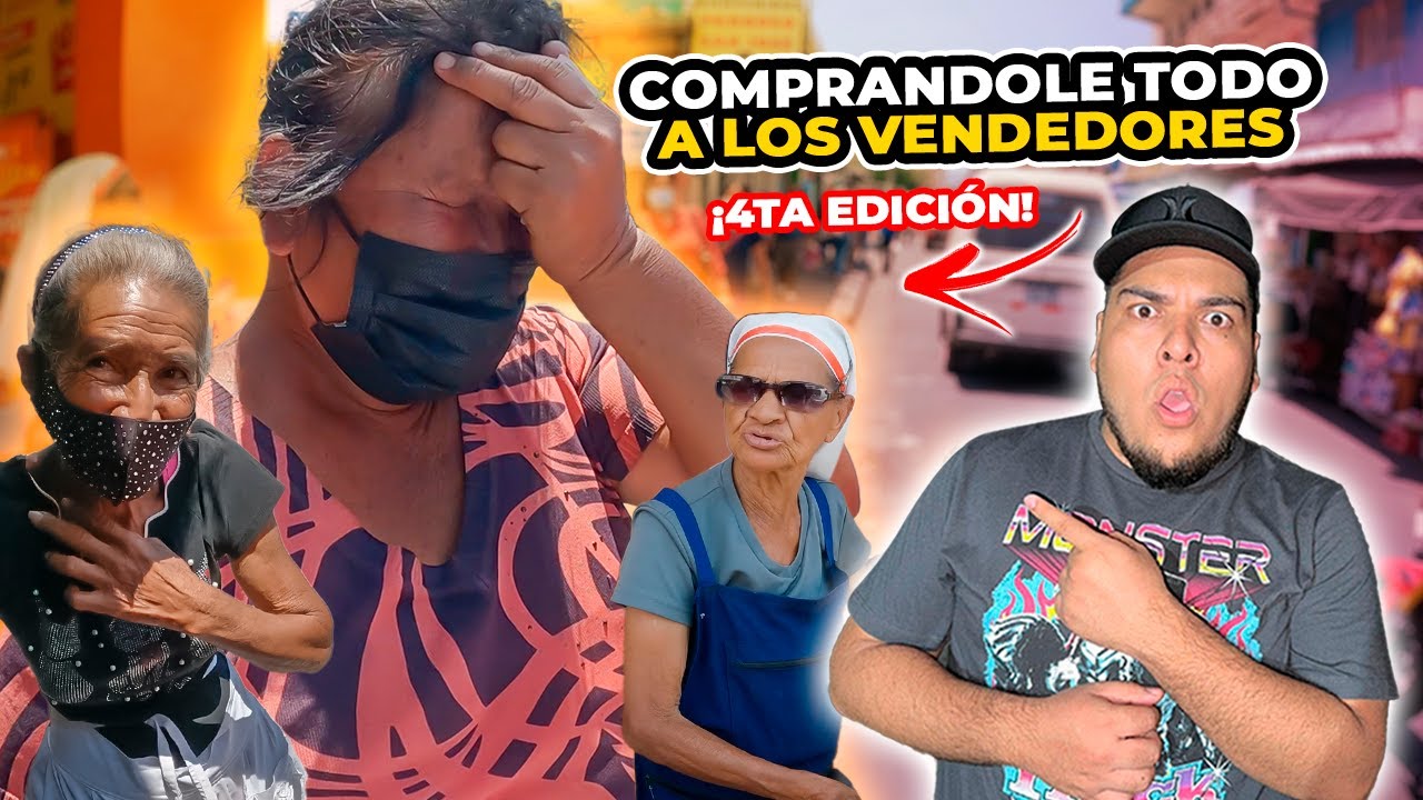 🥺COMPRANDOLE TODO a los VENDEDORES de la CALLE *4 Edición*
