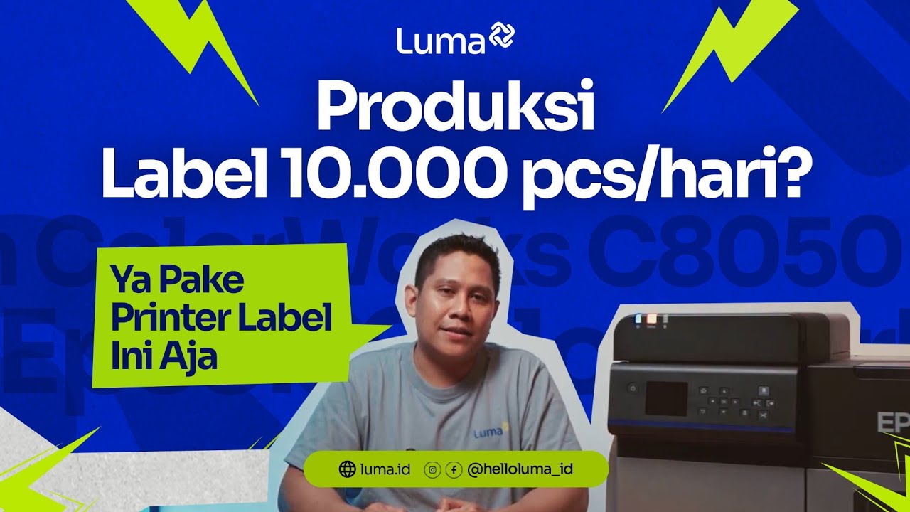 Produksi Label Secara Massal Tanpa Kompromi Menggunakan Printer Label EPSON ColorWorks C8050!