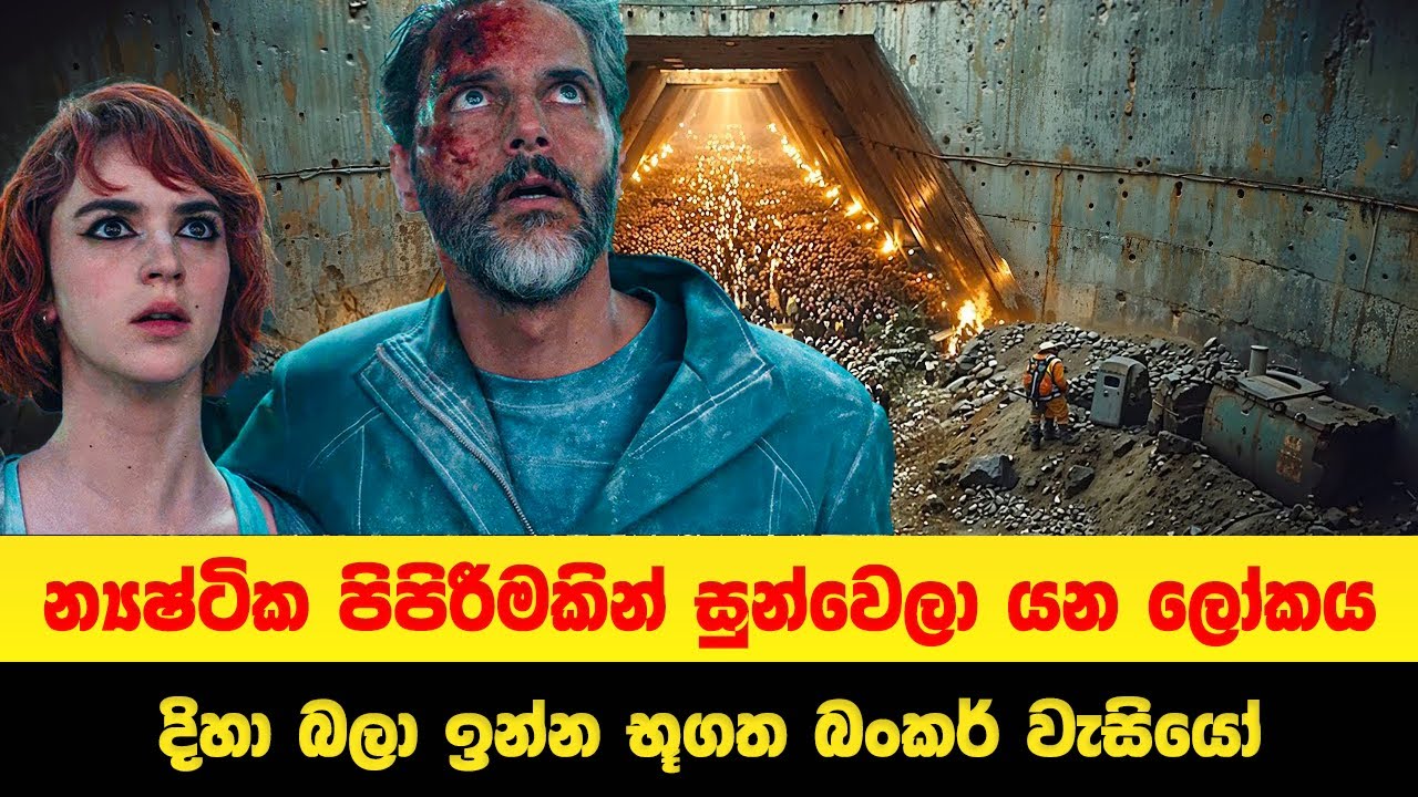 න්‍යෂ්ටික පිපිරීමකින් සුන්වෙලා යන ලෝකය දිහා බලා ඉන්න භූගත බංකර් වැසියෝ | Sinhala Movie Review