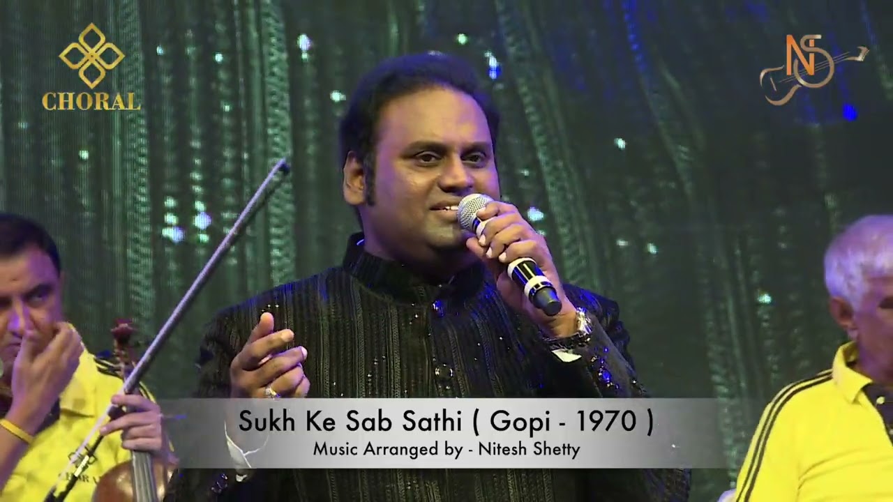 Sukh Ke Sab Sathi | Live | Prassan Rao | Md. Rafi | Nitesh Shetty Musicals | Full HD | Film Bhajan