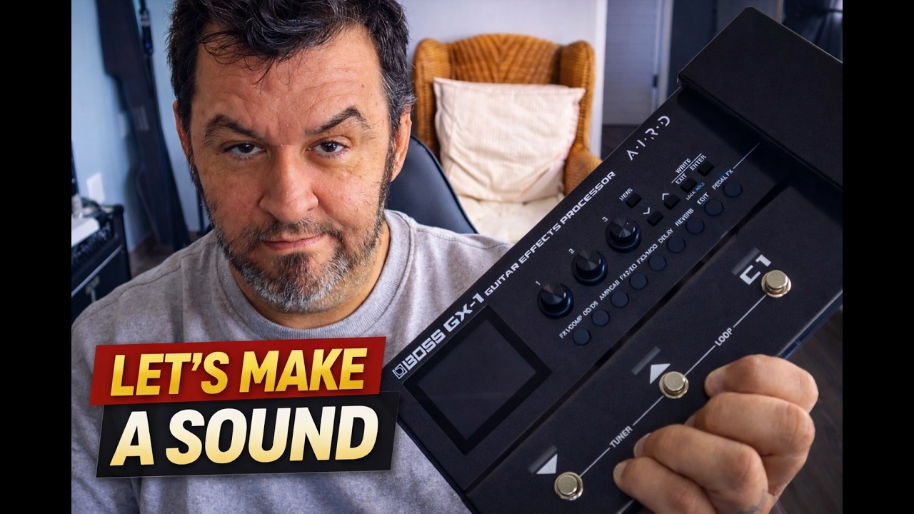 BOSS GX-1:  Lets make a tone!