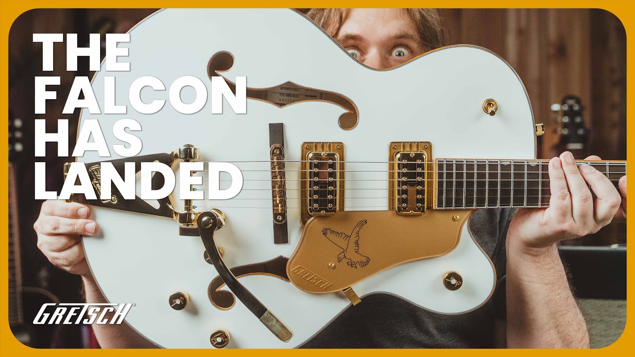 Gretsch Synchromatic Falcon Hollow Body Single-Cut with Bigsby - Snowcrest White