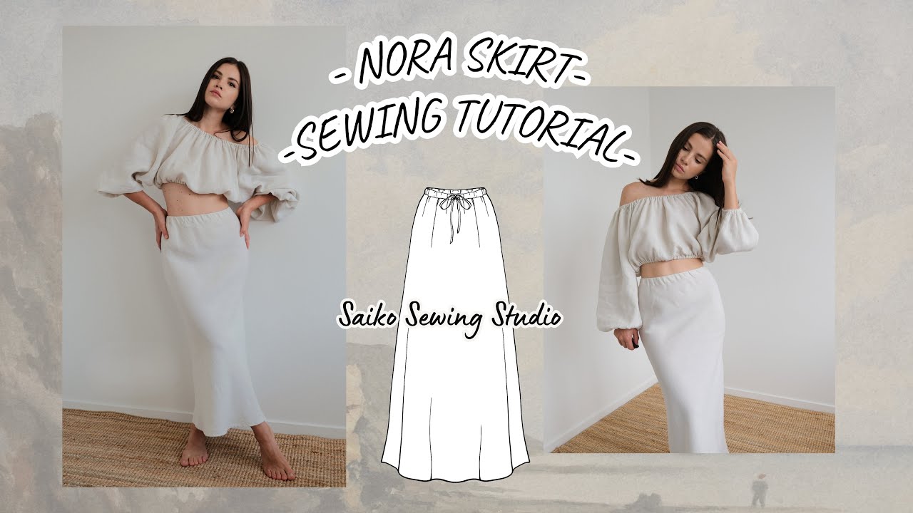 Nora Skirt Sewing Tutorial | Easy & Wearable Skirt for Any Season