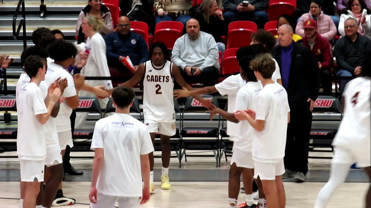 TJ Wright, Jr - St. Joseph Cadets Highlights vs Trumbull - High School Varsity Basketball - 01-30-25