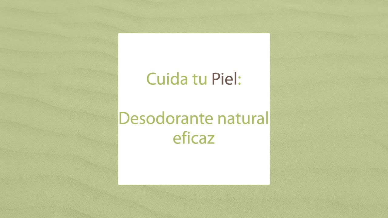 C&oacute;mo hacer desodorante natural en casa 🧘 Salud f&iacute;sica mental y emocional