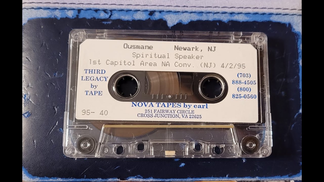 NA SPEAKER CASSETTE TAPE ~ OUSMANE (NJ) ~ Spiritual Speaker 1995