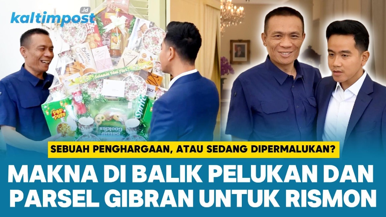 Cara Halus Gibran Permalukan Rismon? Beri Parsel Ukuran Besar dan Pelukan Hangat Penuh Makna