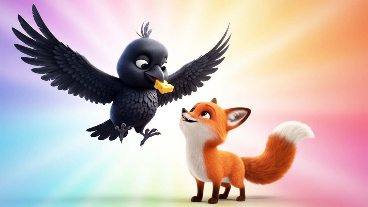 Karga ile Tilki Çocuk Şarkısı 🦊🐦 | Eğlenceli Masal Şarkısı