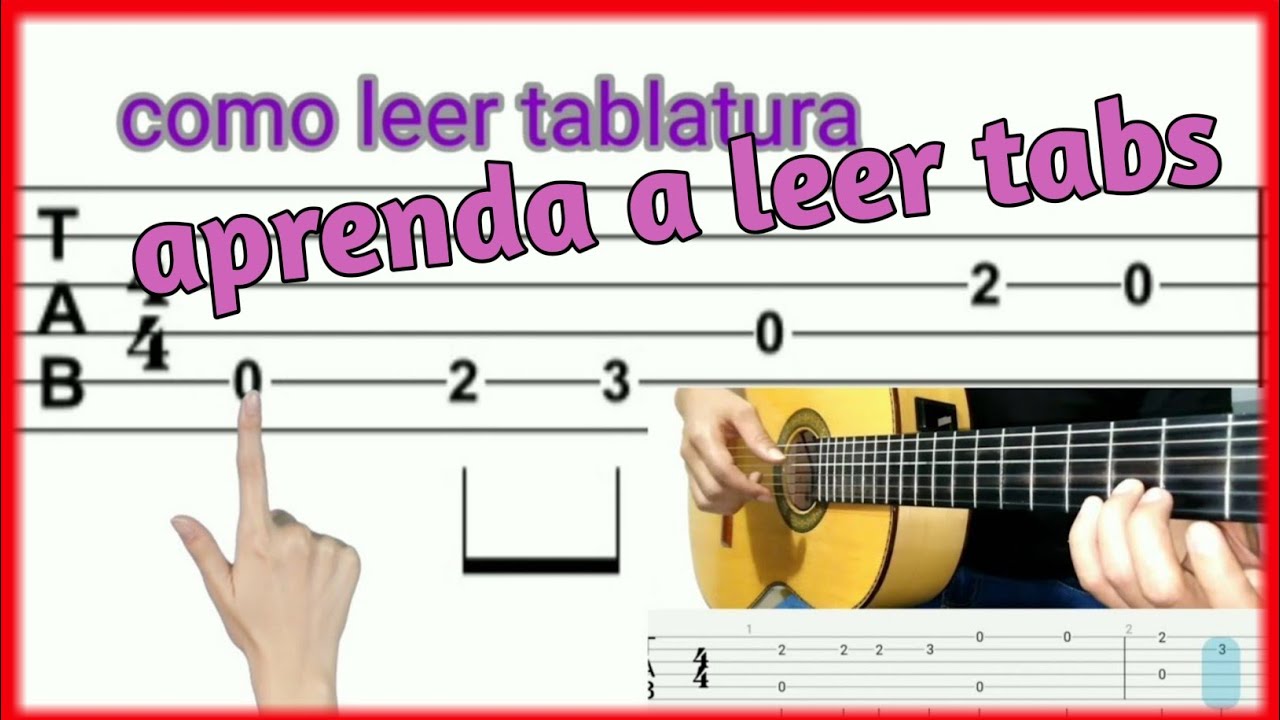 como leer tablatura 🎸- Aprenda a leer tabs de guitarra - fácil y bien explicado