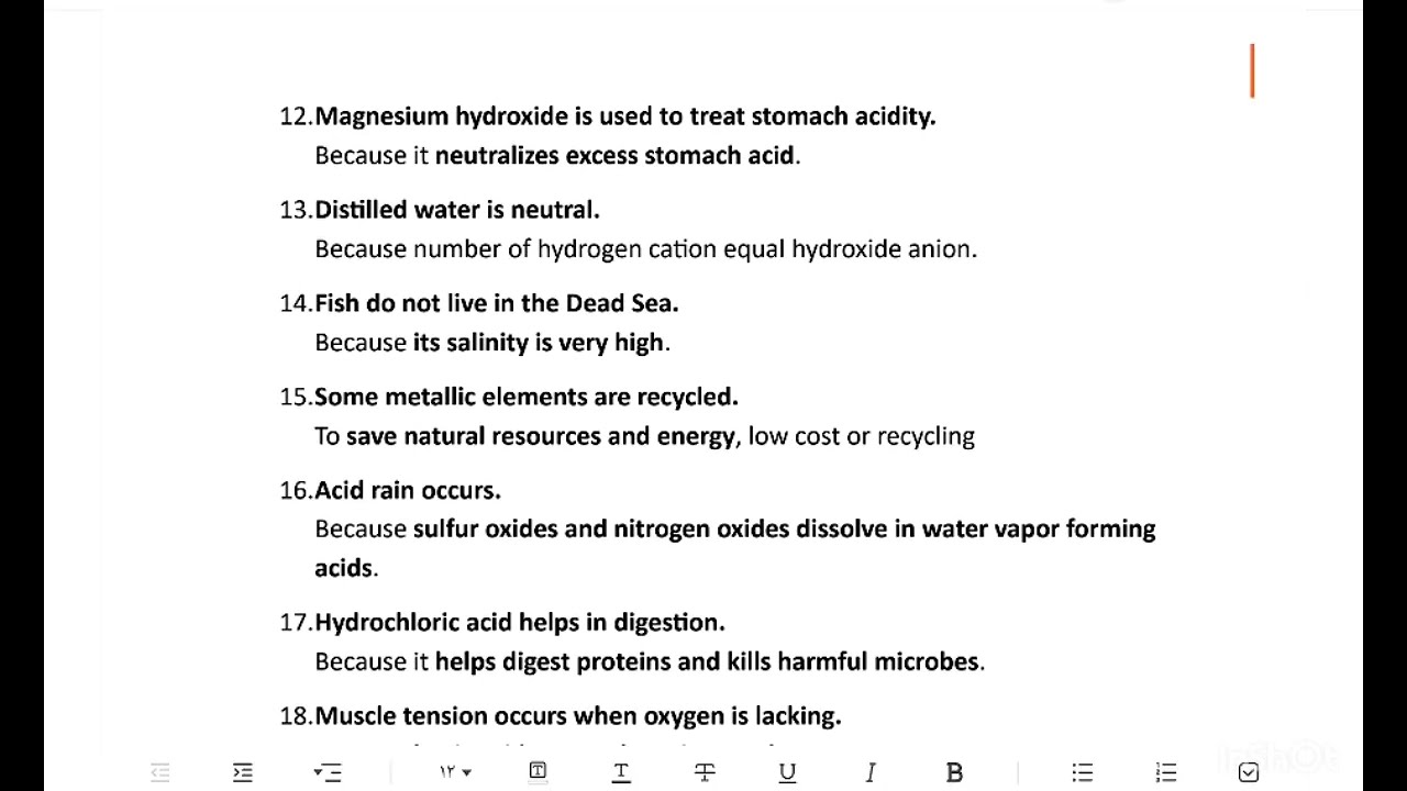 Science Prep 1 First Monthly Exercise part 2 الاختبار الشهرى الاول ساينس اولى اعدادى ترم تانى منهج ج