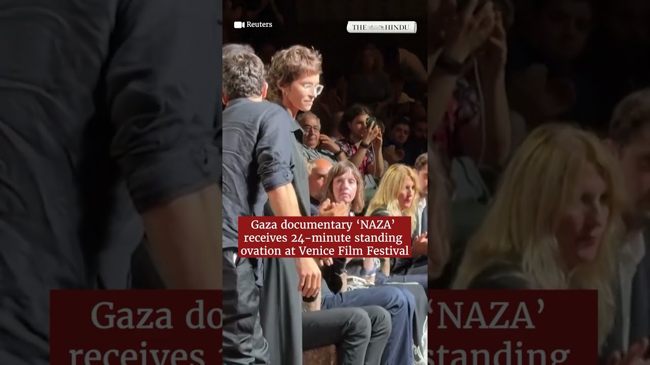 Gaza documentary &lsquo;NAZA&rsquo; gets 24-minute standing ovation at Venice Film Festival