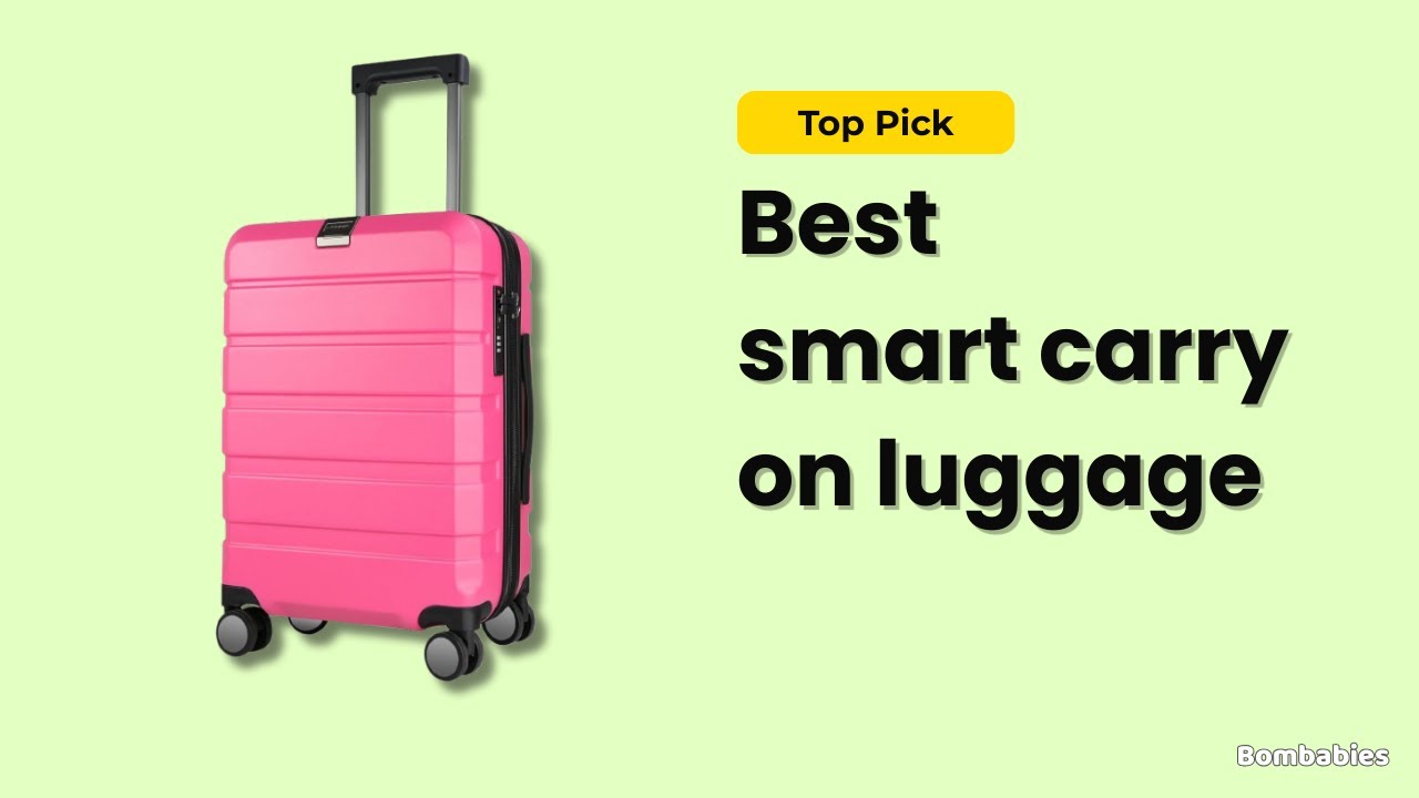 Best 5 smart carry on luggage You Can Buy in 2023 // Suitcases for Travel from Amazon