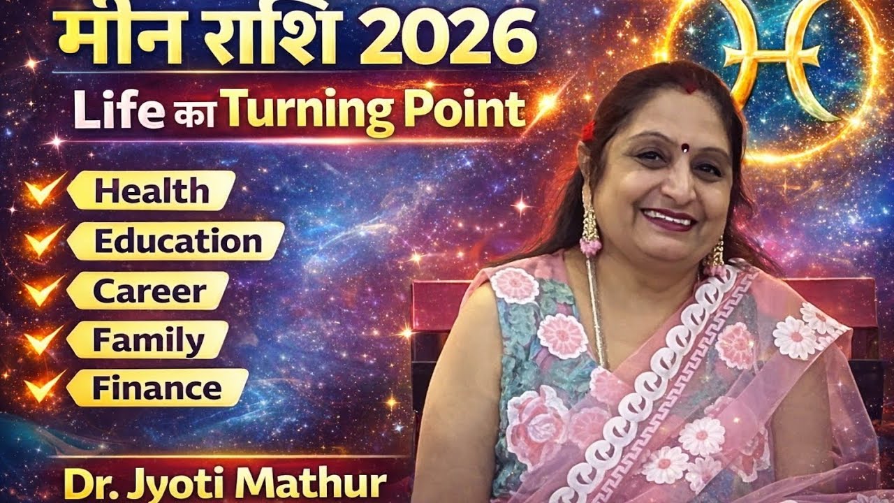 मीन राशि 2026- Life का Turning Point:Health, Education, Career, Family &Finance 